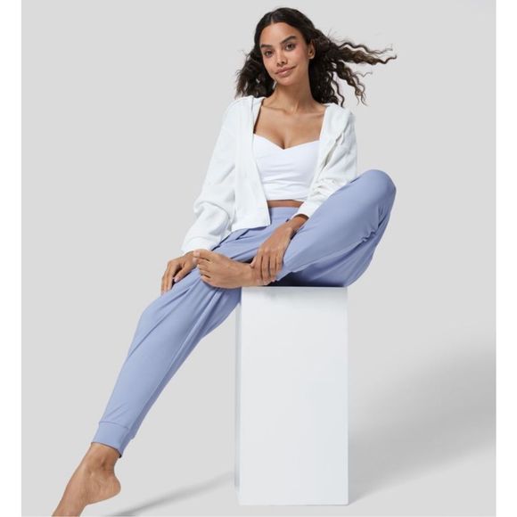 Halara Mid Rise Harem Joggers Blue Heron Size S - Picture 6 of 9